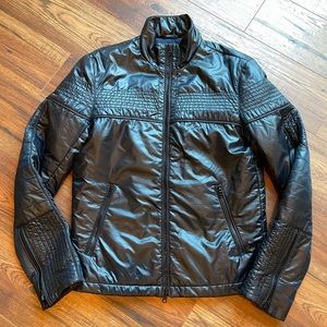 Armani Exchange Blue Quilted Jacket sz M